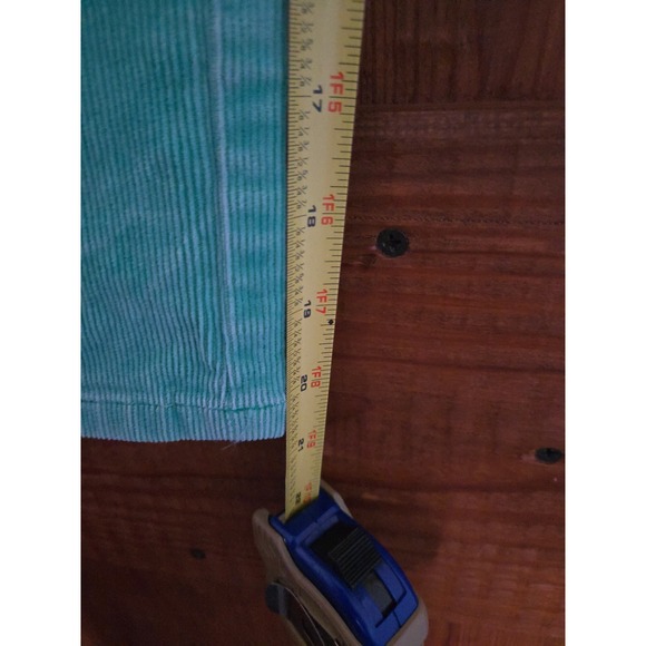 VINEYARD VINES- Girls Corduroy Pants Teal Green Straight Leg Casual - Size 7 - Picture 8 of 8